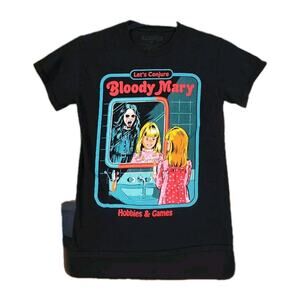 Bloody Mary Shirt Small Halloween Graphic Tee Creepy Co Funny Comedy Short Sleev
